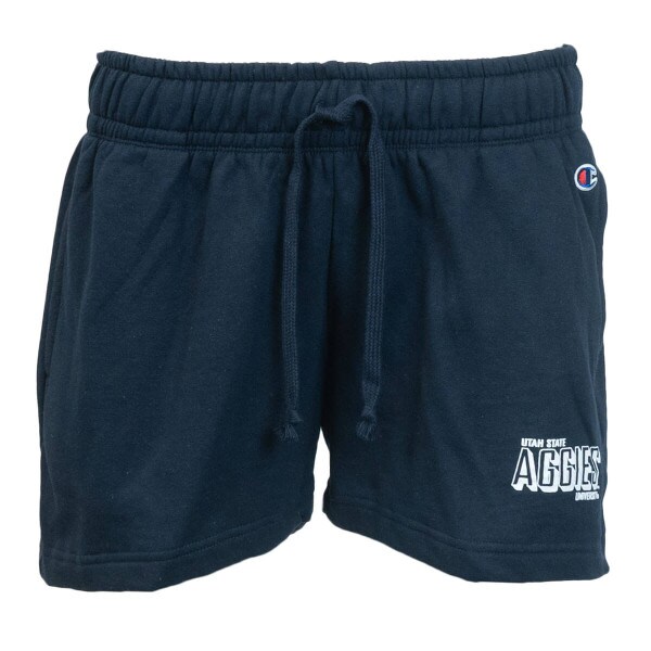 Women's Champion Utah State University Aggies Navy Shorts